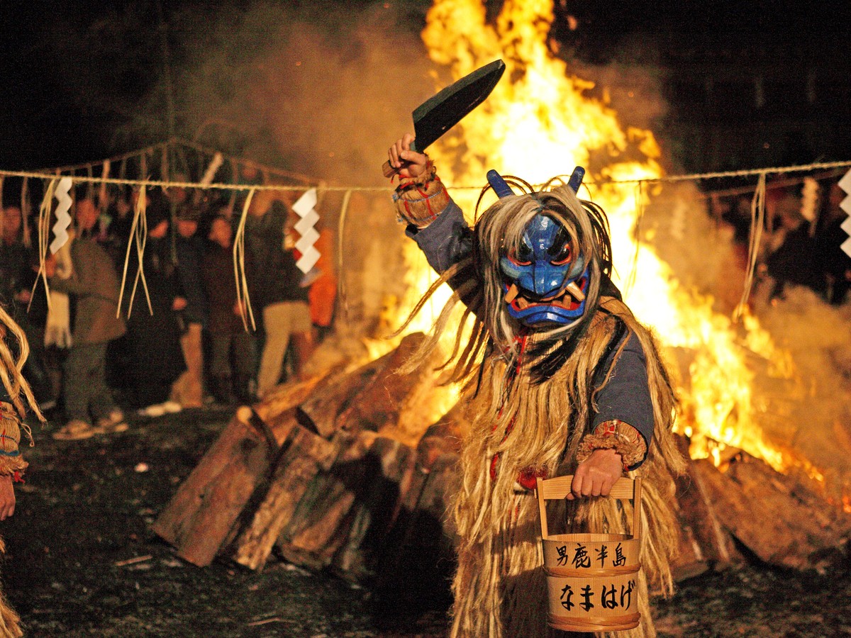 日本三大奇祭 なまはげ柴灯まつり（秋田）