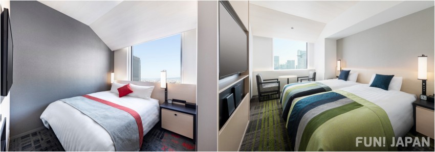 Hotel Hankyu RESPIRE OSAKA Double Room and Standard Twin Room