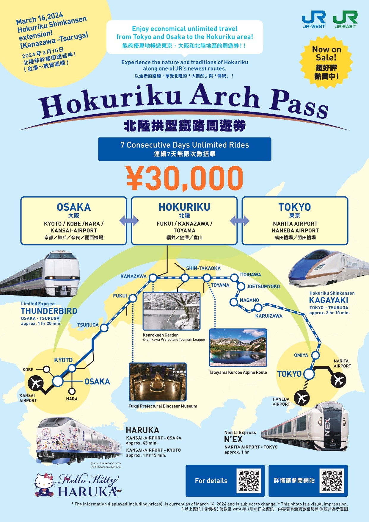 JR Hokuriku Arch Pass