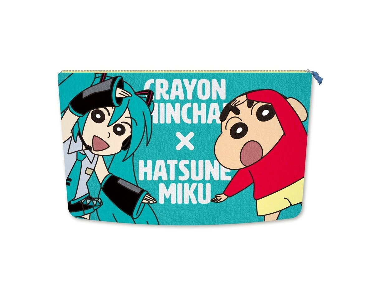 『คาแรคเตอร์ Crayon Shin-chan x Hatsune Miku』 การร่วมมือ กระเป๋าปักผ้า Sagara