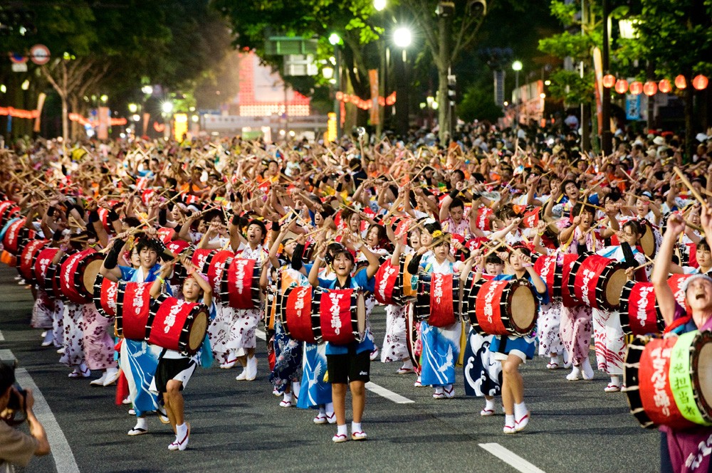 Lễ hội múa Sansa tại Morioka