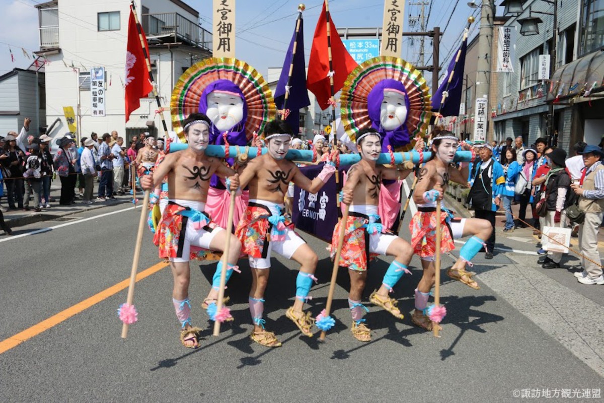 One of Japan's Three Great Odd Festivals: The Onbashira Festival (Nagano)