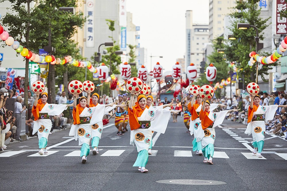 Lễ hội Hanagasa ở tỉnh Yamagata