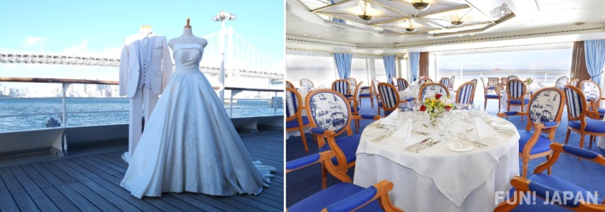 Pernikahan di atas kapal Symphony Tokyo Bay Cruise, Moderna