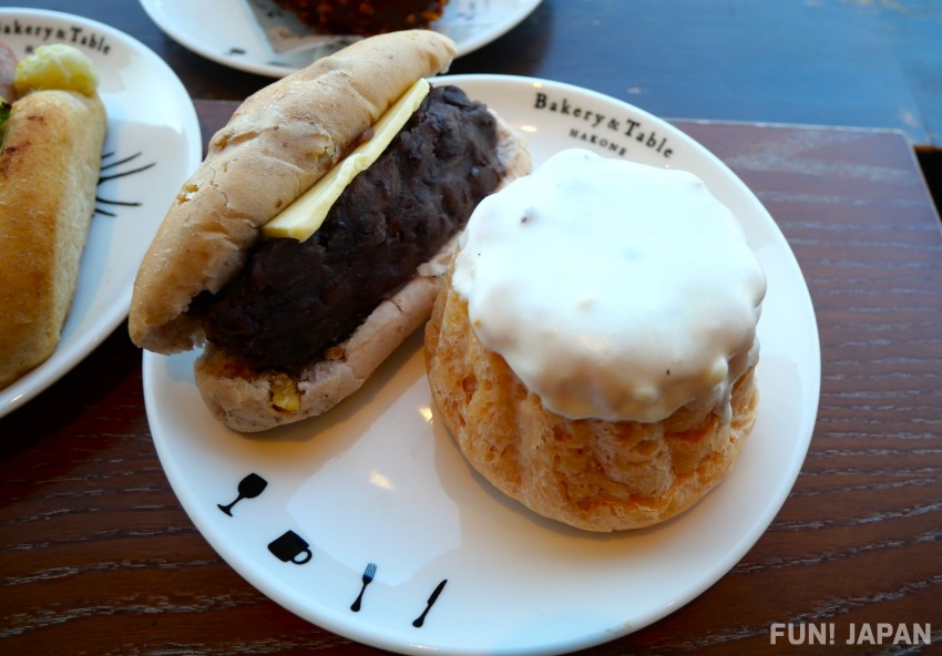 Bakery&Table 箱根（ベーカリー＆テーブル） 「あんバターくるみ」と「富士山パン」