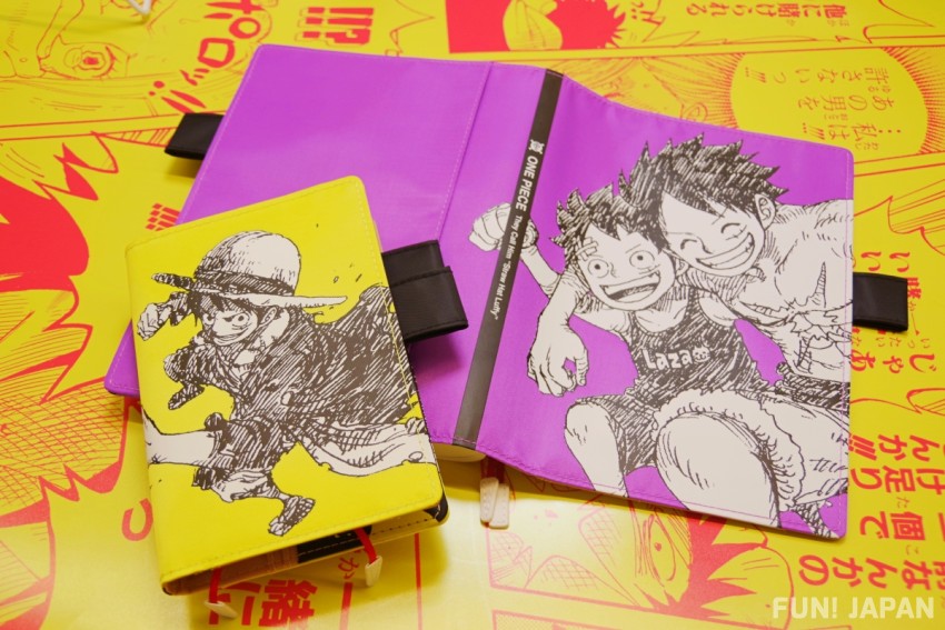 Hobonichi Techo Cousin Cover [A5 Cover Only] One Piece Magazine: Straw Hat Luffy (Purple)