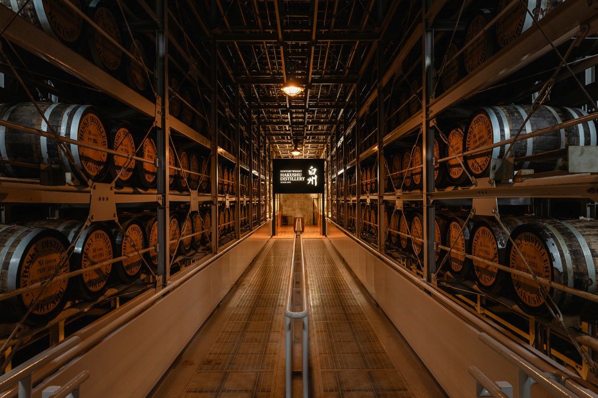 Suntory Whiskey Hakushu Distillery Storage