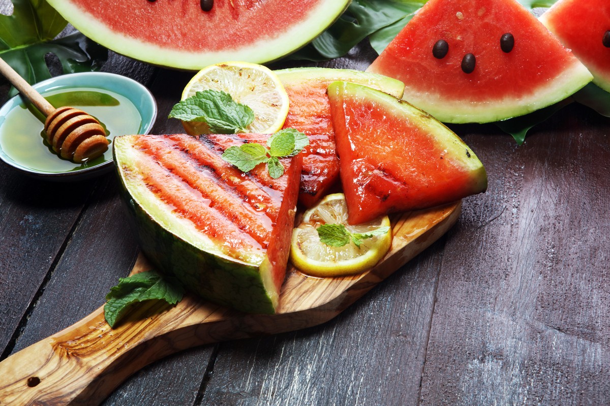 Delicious way to eat Grilled Watermelon