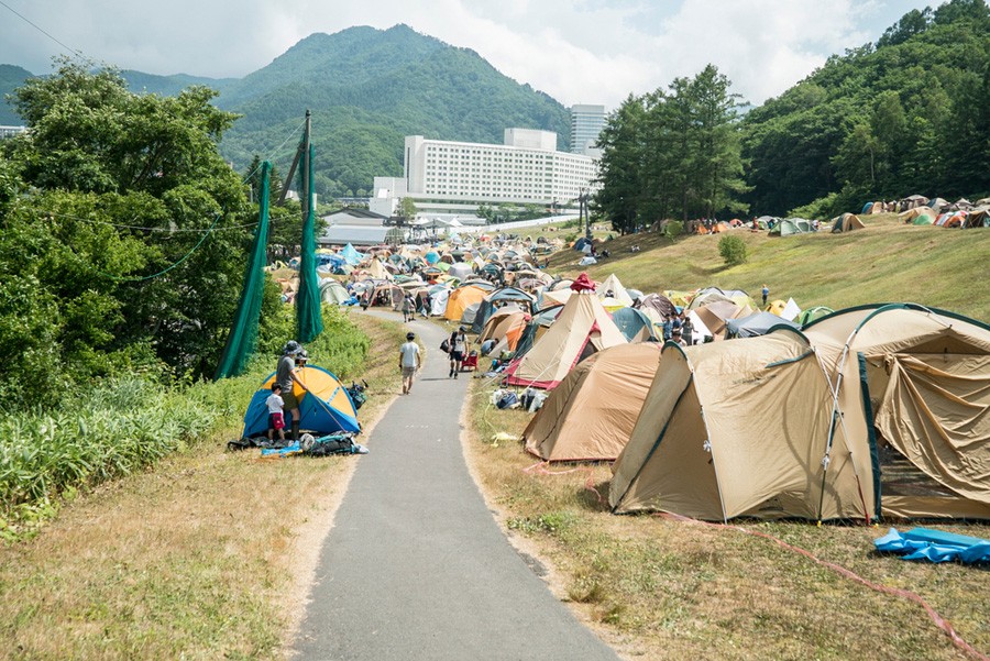 Fuji Rock Festival 露營地點