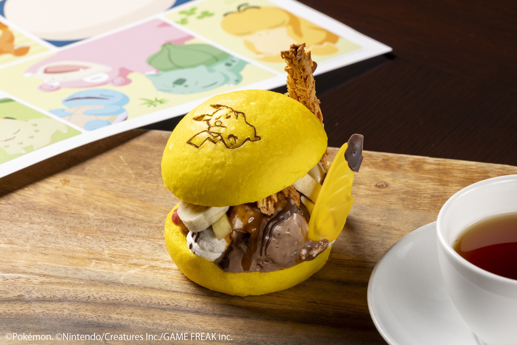 Pikachu Desser Burger Set